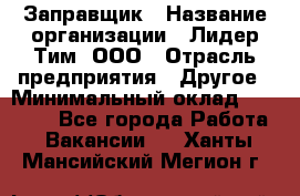 Заправщик › Название организации ­ Лидер Тим, ООО › Отрасль предприятия ­ Другое › Минимальный оклад ­ 23 000 - Все города Работа » Вакансии   . Ханты-Мансийский,Мегион г.